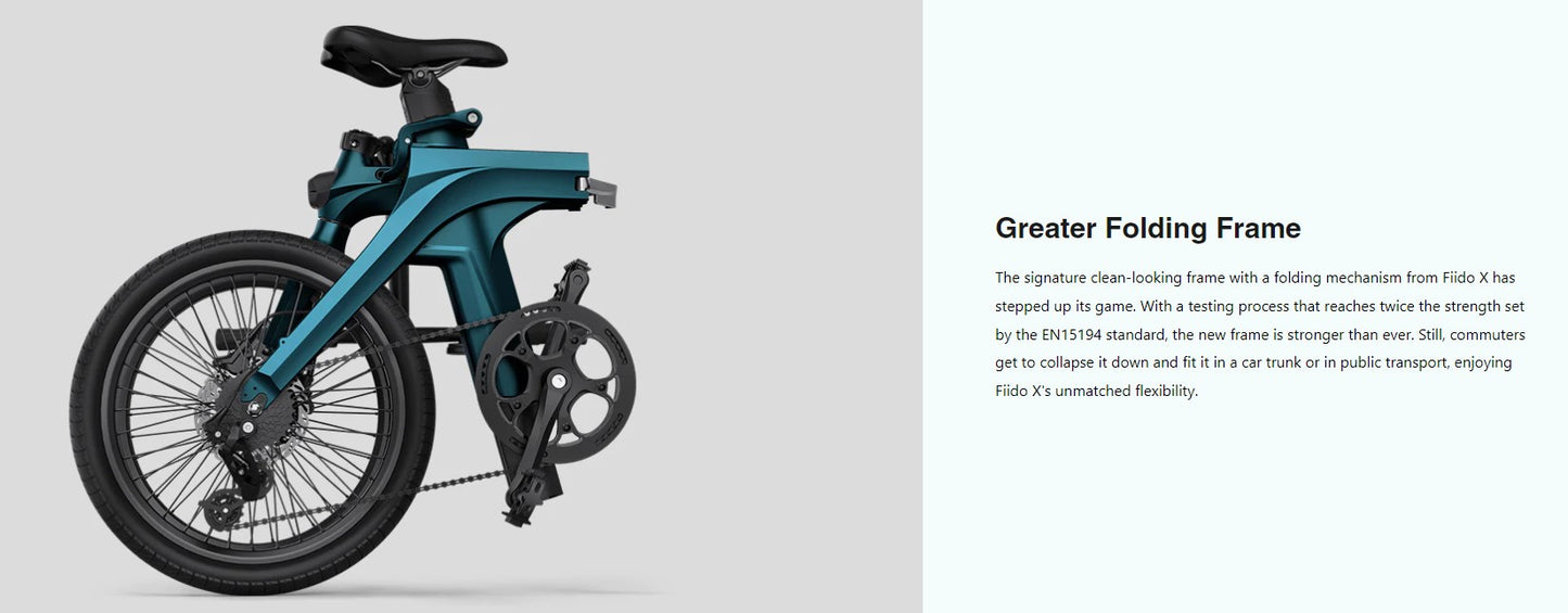 Fiido X Foldable Electric Bike