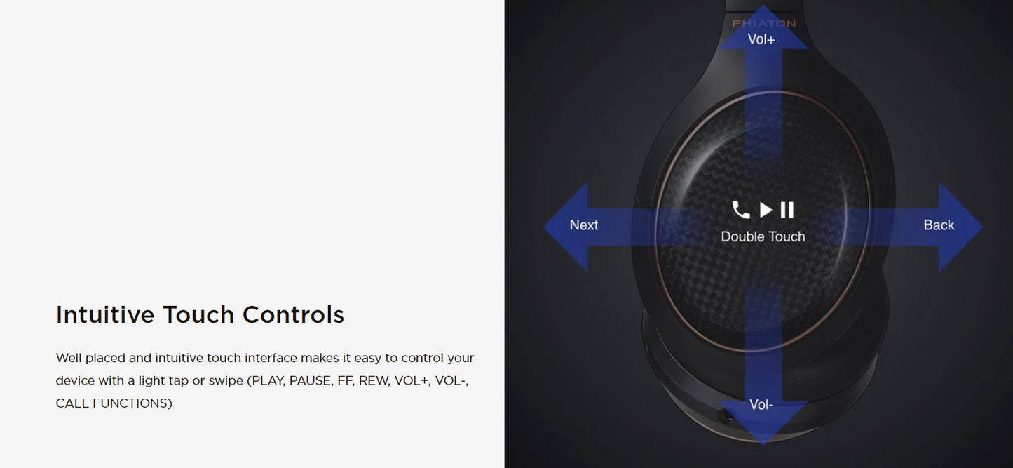 Phiaton - 900 Legacy Bluetooth Headphone (Bluetooth 5.1)
