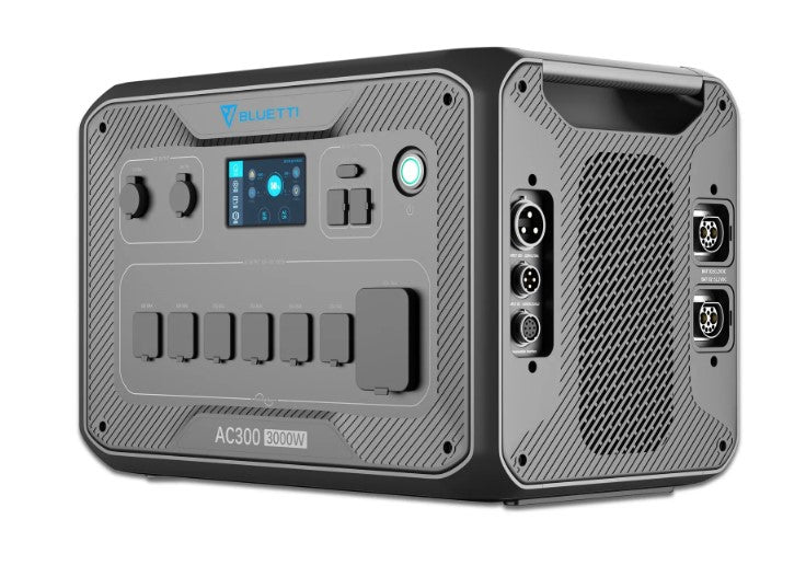 Bluetti AC300 Power Station (Total AC Output 3000W) + 1x B300 Home Battery/Power Backup System