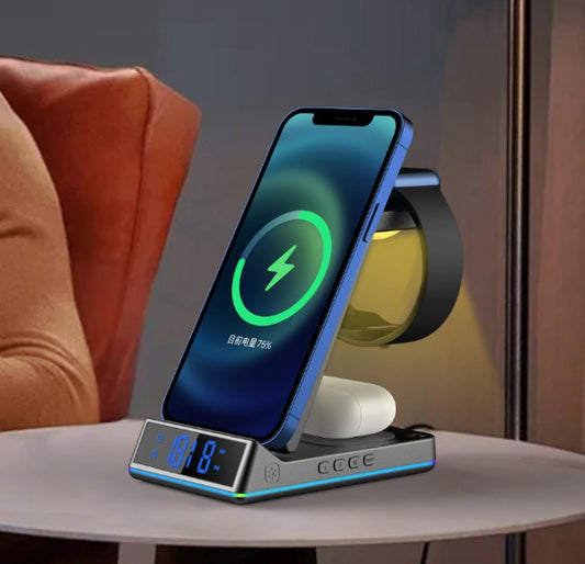 TGA-ZU20 ---- Wireless Charging Stand with Clock display and Light