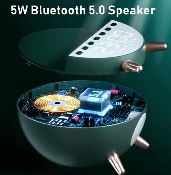 TGA-TDH15 --- Wireless Charging with clock/alarm setting and Bluetooth Speaker