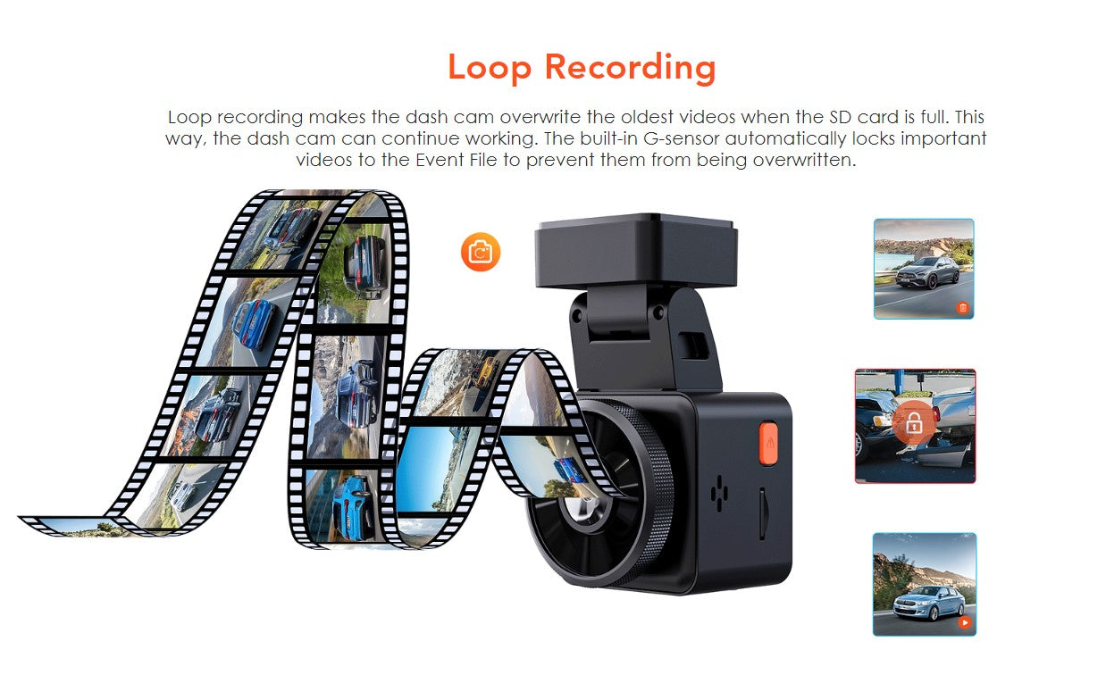 Vantrue -- E1 mini Dash cam