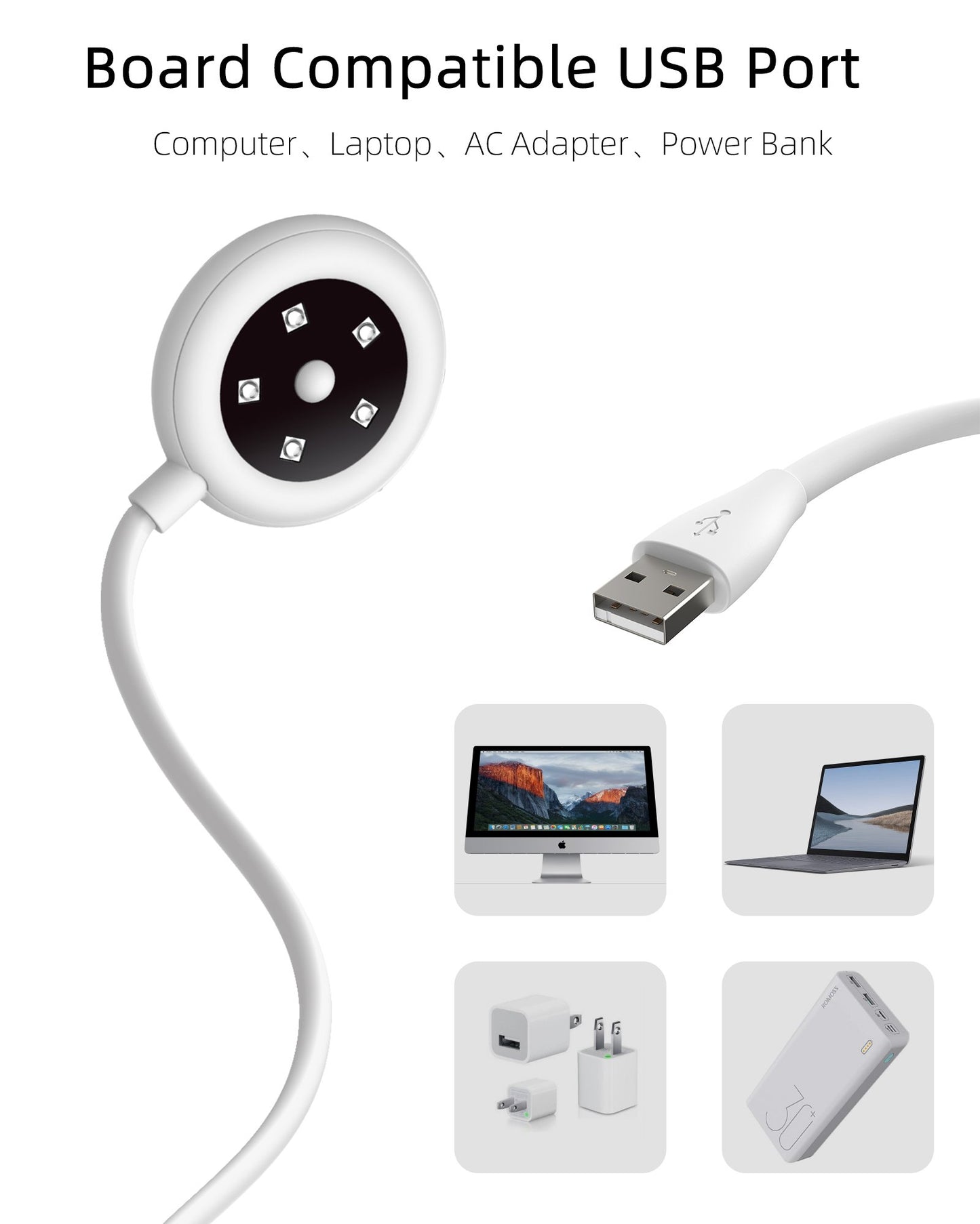 L1 - 2 in 1 Portable Illumination and Sanitizing Lamp -- USB powered