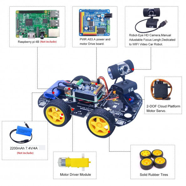 UniHobby - DS Wireless - WiFi robot car kit
