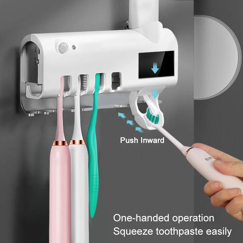 TGC-400 ---- multifunction - UV Toothbrush Holder with Toothpaste Dispenser