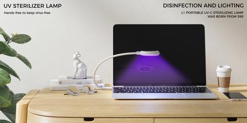 L1 - 2 in 1 Portable Illumination and Sanitizing Lamp -- USB powered
