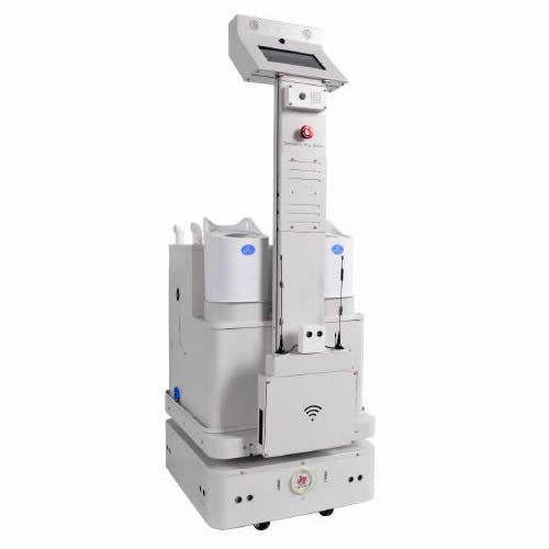 AI UVC and Spray Disinfection Robot