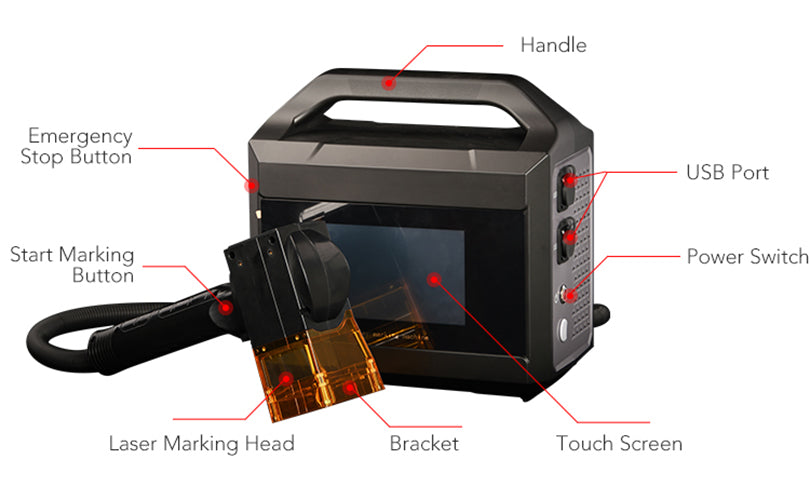 HeatSign --- Handheld Laser Engraving Etching Machine - 30W
