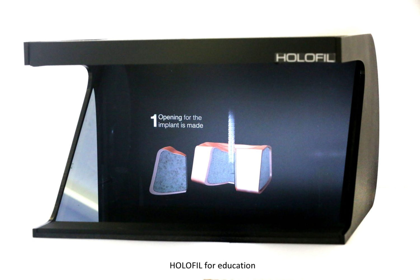 Holographic LCD Display with Bluetooth interactive App.