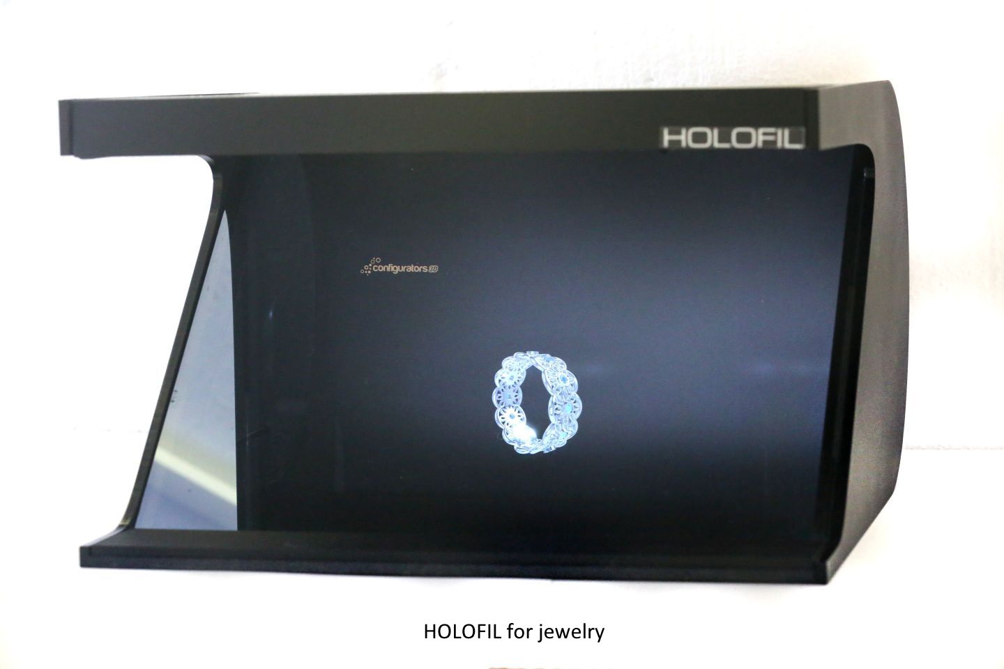 Holographic LCD Display with Bluetooth interactive App.