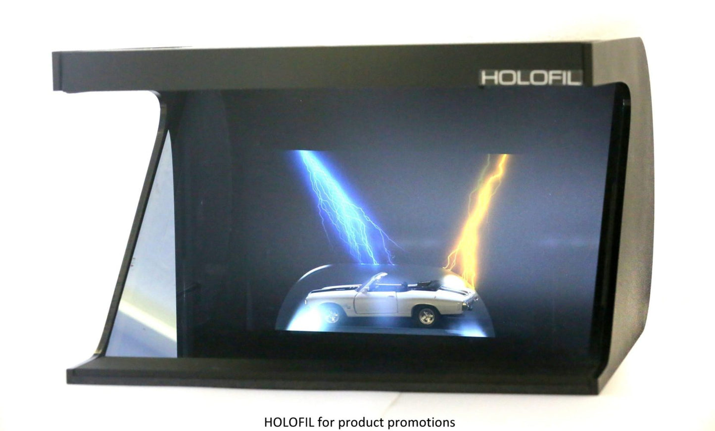 Holographic LCD Display with Bluetooth interactive App.