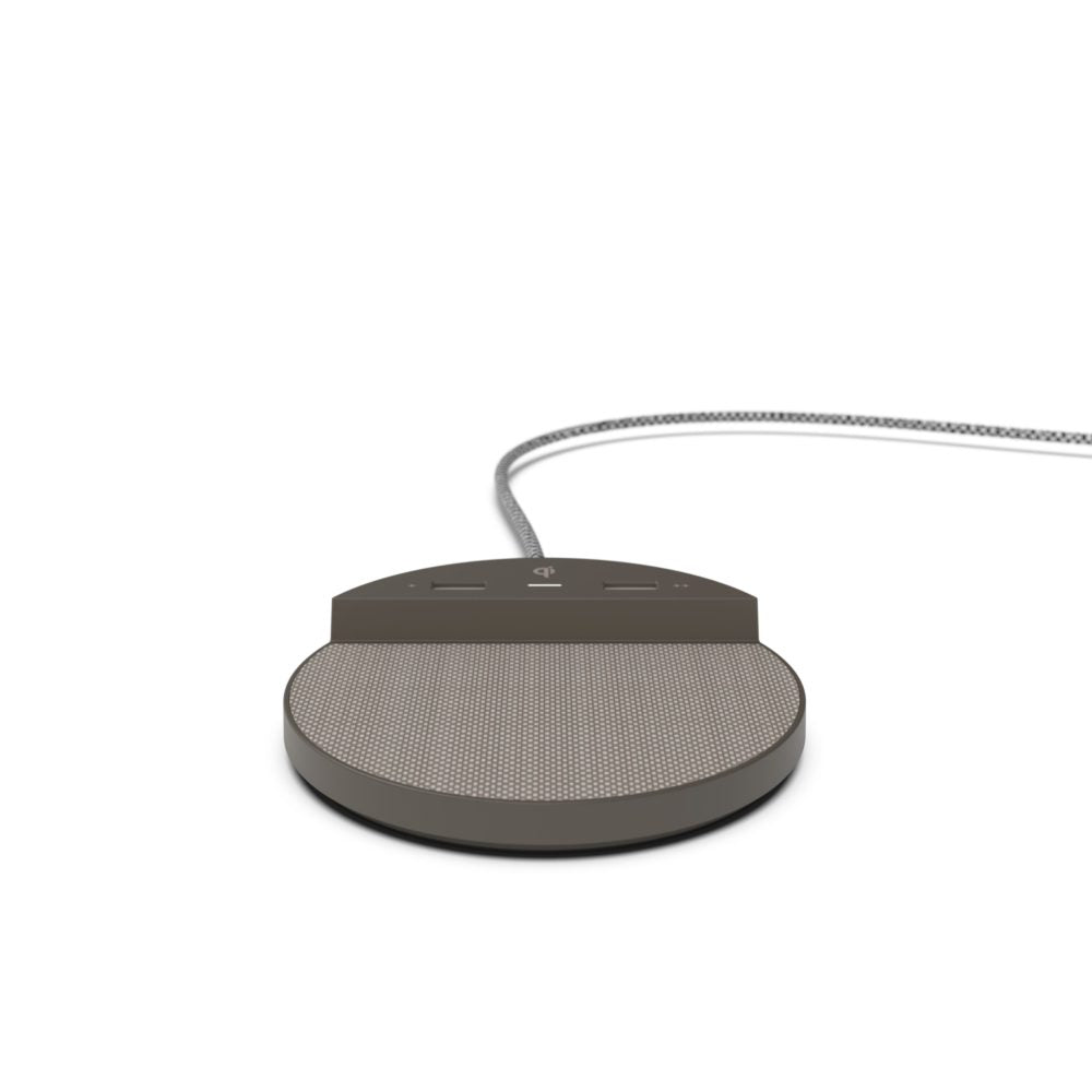 Station C Wireless Charger (Grey Fabric)