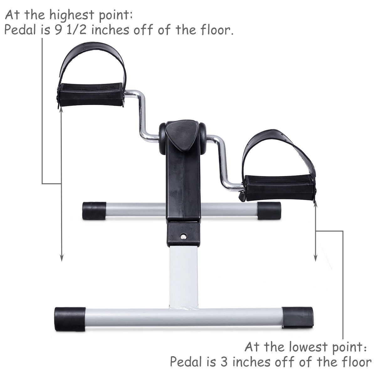 Indoor Under Desk Pedal Exercise Bike For Arms Legs