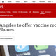 Vaccine record on iPhones - Los Angeles