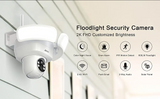 F1 Pro ----2K 2.4G WiFi Solar Wireless Security Camera with floorlight,  Night Vision and Solar Panel