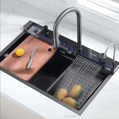 Advance Kitchen Sink - with LED light and Digital Temperature Display - KS2206