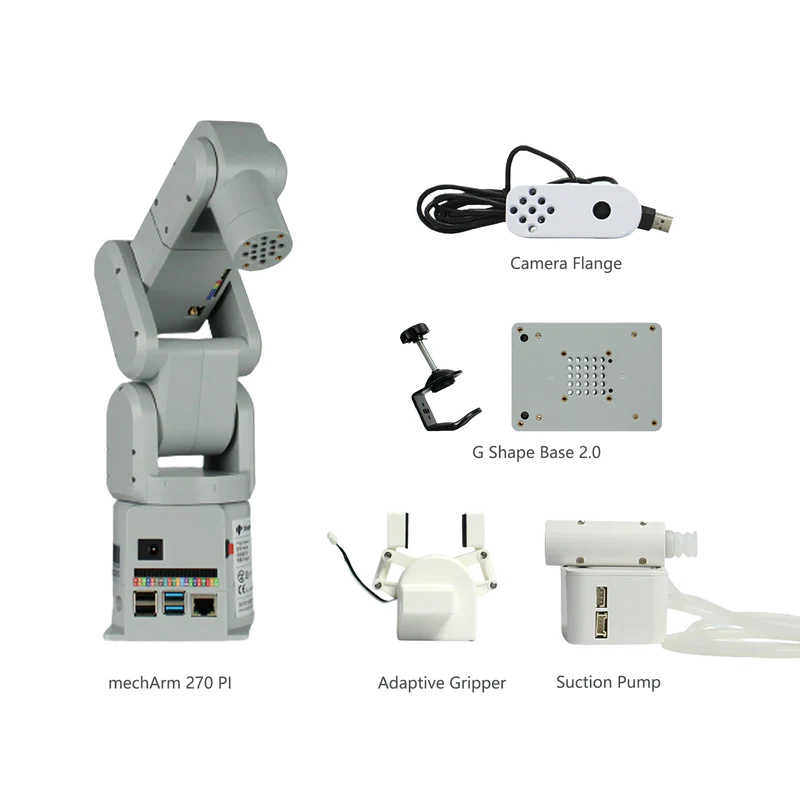 MechArm - 270 - 6 -Axis  Compact Robotic Arm (All -in-one Suite)