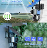 Zetronix - TY7 Dual Pro - Solar Powered Rotating Surveillance/Security Camera ( 4G LTE - 4G)