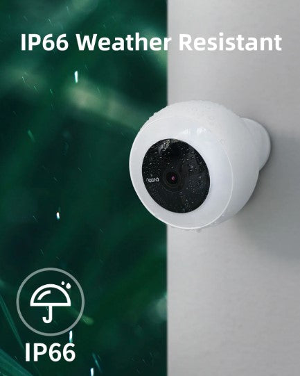 Noorio -- B310 Outdoor Security / Surveillance Camera with Flood light and AI detection