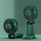 TGF-P-F18 Portable Fan with Display and adjustable Head