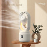 TGF-H87-2 ---- Portable Leafless Fan with Humidifier and Night Light