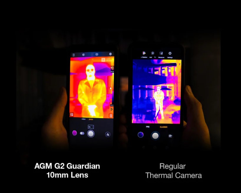 AGM - G2 Guardian - 5G Rugged Smartphone with Thermal Monocular , Android 12