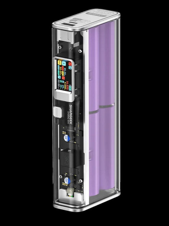 Shargeek ----- Shargeek 130/Strom 2 Slim 20000mAh  -- Sleek Design Portable Power bank with IPS display