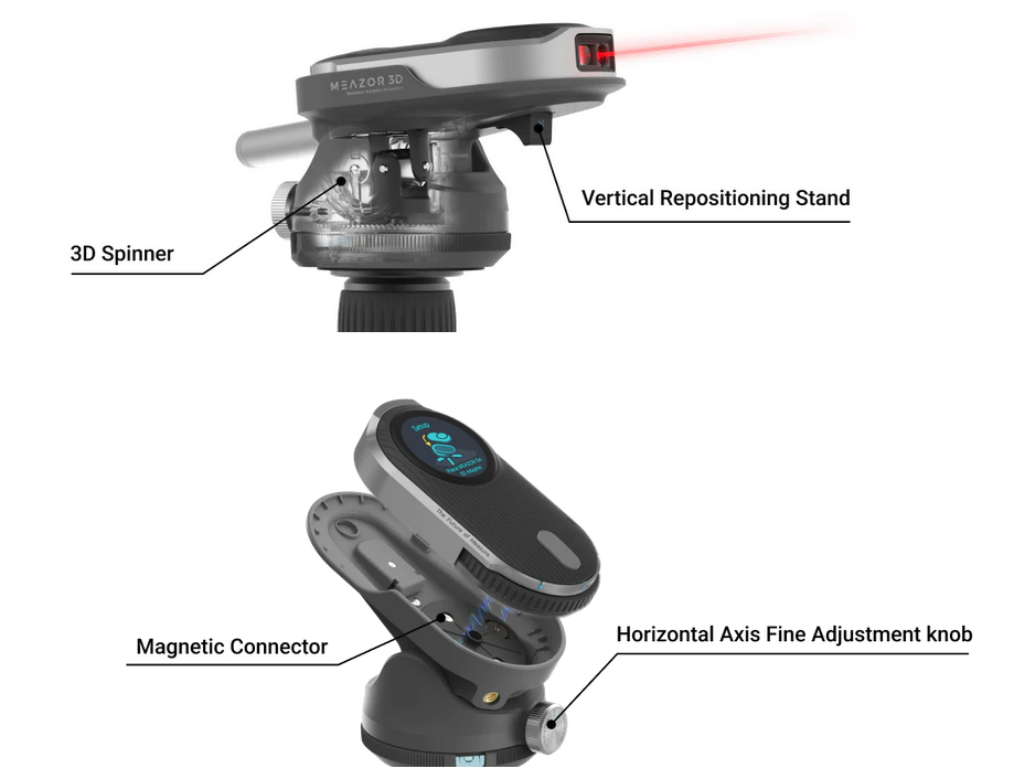 Hozo Design - Meazor 3D - Advance 3D Scanning and Measuring Device (Premium Combo)