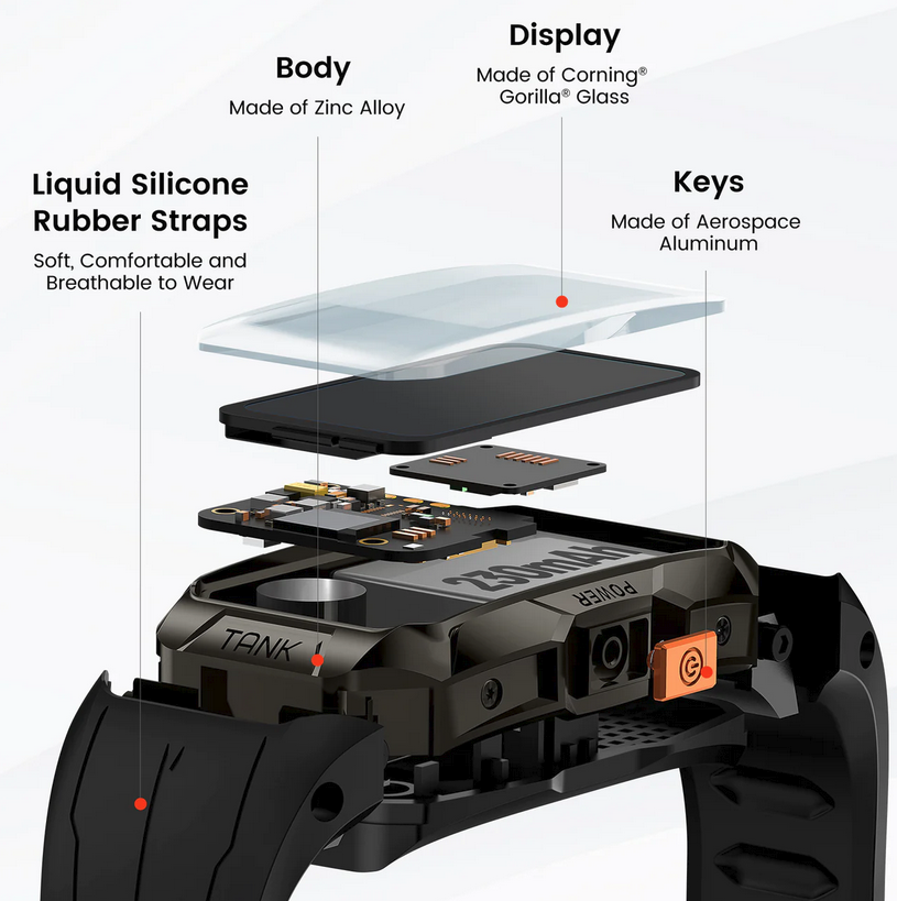 Tank X1  Rugged Smart Watch