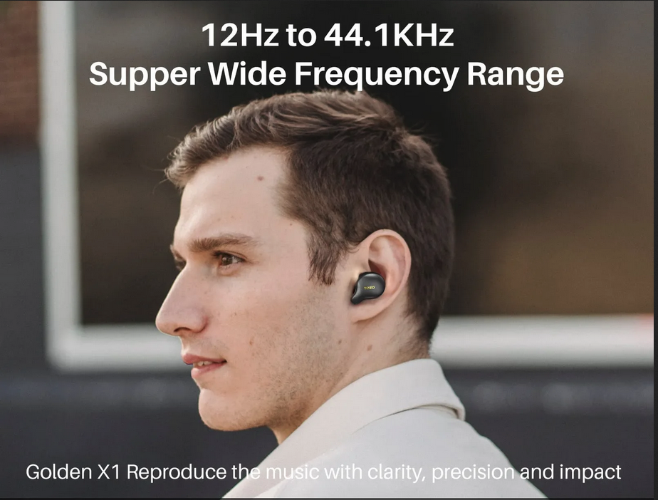 TOZO - Golden X1  Bluetooth 5.3 Earbuds