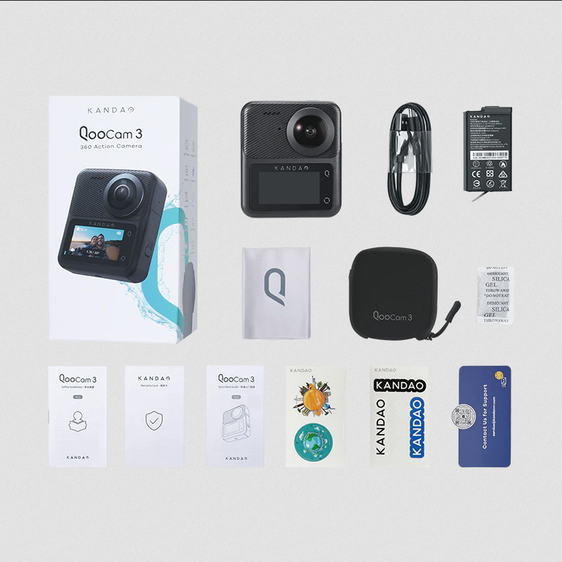 QoCam3  - 360 Degree Action Camera