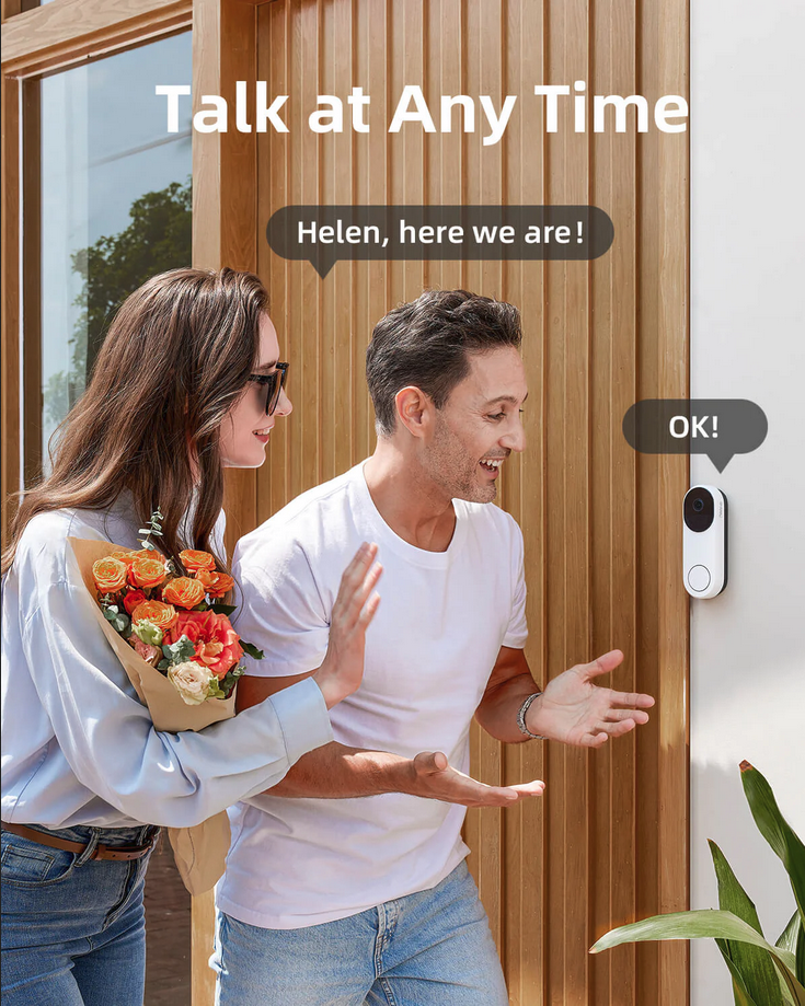D110 Doorbell Camera with AI