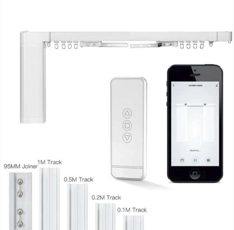 WiFi - Smart Curtain Motorized System - With remote contol and Tuya smart App control