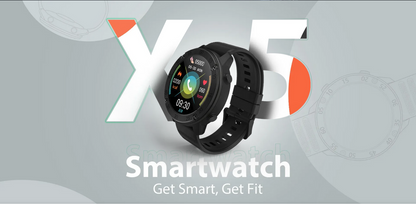 X5 - Smart Watch with Health Monitoring - For Android