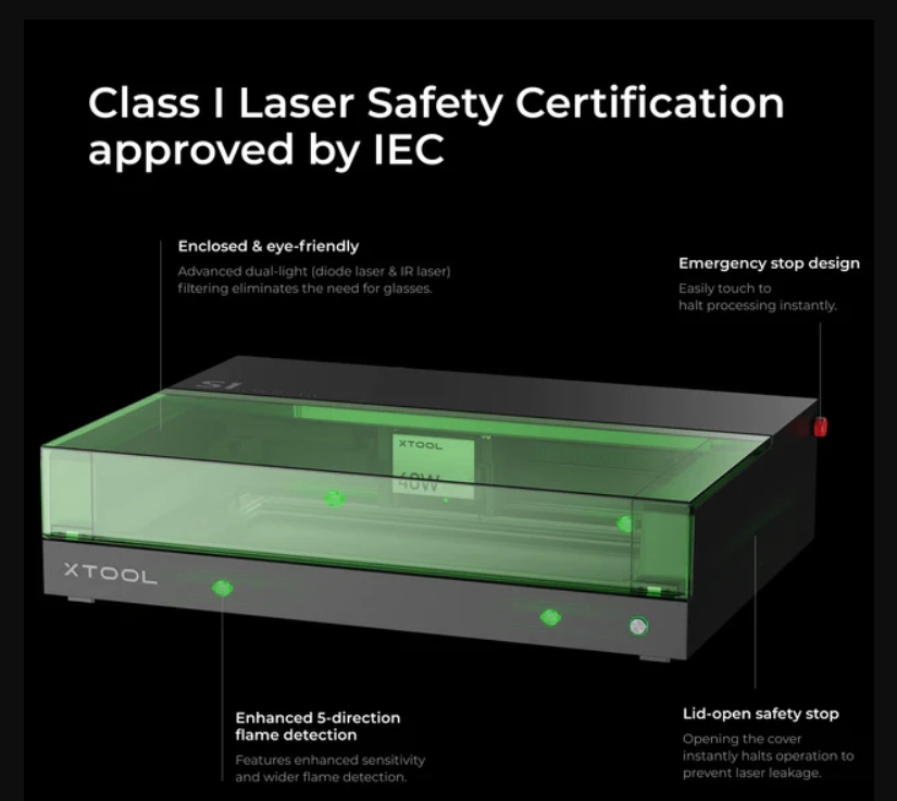 S1 Advance Enclosed Diode Laser Cutter - Basic Kit Option