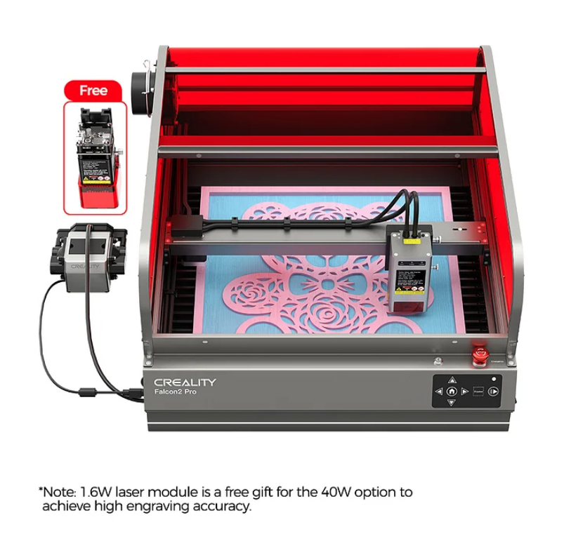 Falcon 2 Pro - Laser Engraver and Cutter - (Enclosed)