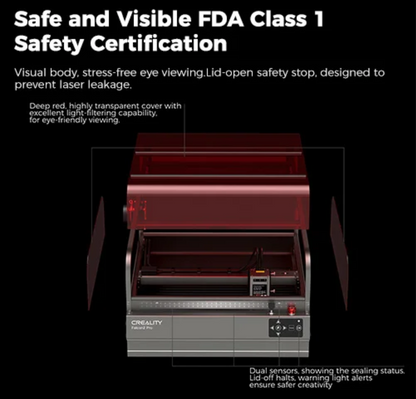 Falcon 2 Pro - Laser Engraver and Cutter - (Enclosed)