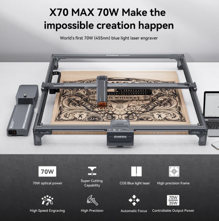 X70 Max - Powerful Engraving Machine