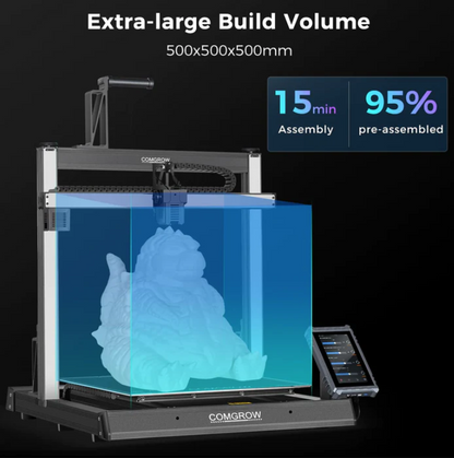 Comgrow T500 Large Size 3D Printer - Standalone Option