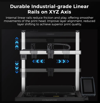 Comgrow T500 Large Size 3D Printer - Standalone Option