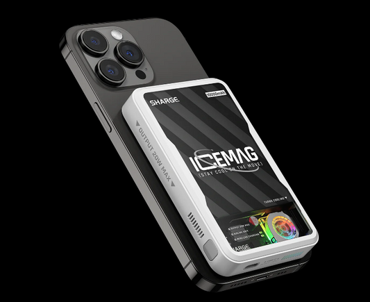 Sharge - Icemag 10000 mAh Magentic Power Bank with Active Cooling System