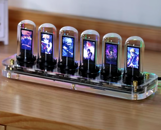 TGA-ND200 - IPS Nixie Style Tube Clock / Display - with smart app editable controls