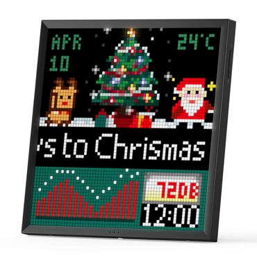 Pixoo64 -- 64 X 64 Smart Pixel Art LED Display with Social Media Notification Function