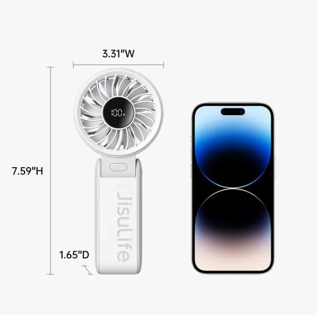 Life 7 Handheld Fan with Digital Display