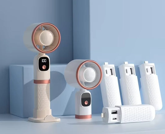 TGF-PF02 Handheld Fan with Detachable Powerbank