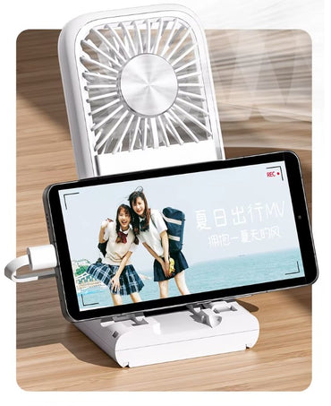 TGF-HF30R Portable Handhelf Fan with Powerbank and Semiconductor Cooling Plate