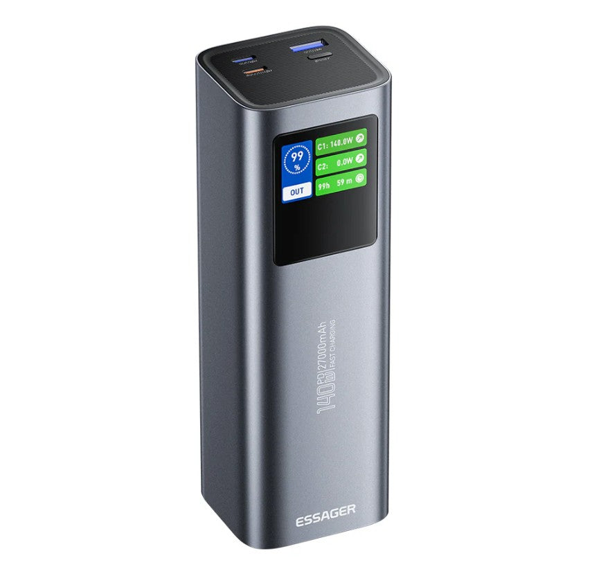 27000  mAh - 140W Power Bank with Color Display
