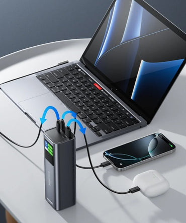 27000  mAh - 140W Power Bank with Color Display