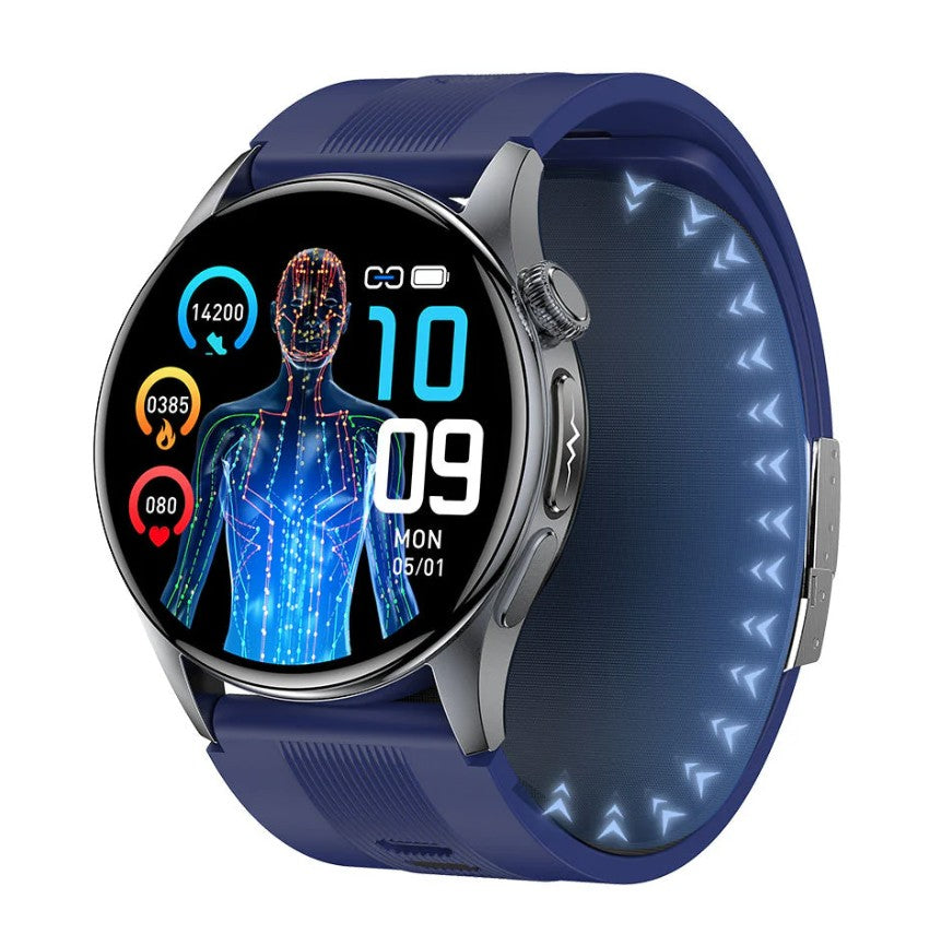 Bearscome Max 6  Smartwatch with Air-pump blood mearsuring band