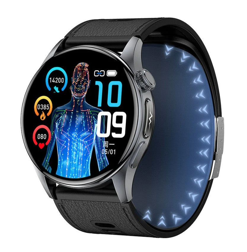 Bearscome Max 6  Smartwatch with Air-pump blood mearsuring band